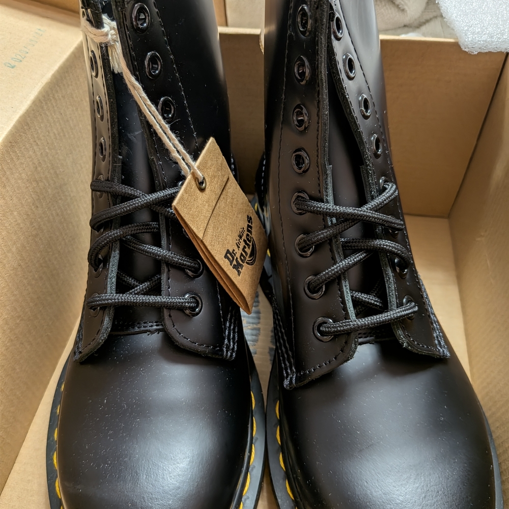 Dr. Martens Black Leather Boots